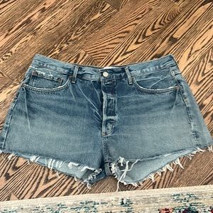 agolde jean shorts